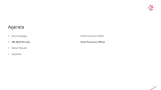 © 2019 Leonardo - Società per azioni
Agenda
6
> Key messages Chief Executive Officer
> 9M 2020 Results Chief Financial Off...