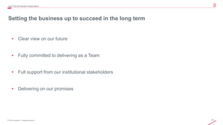 74© 2019 Leonardo - Società per azioni
Setting the business up to succeed in the long term
4Q/FY2019 Results Presentation
• Clear view on our future
• Fully committed to delivering as a Team
• Full support from our institutional stakeholders
• Delivering on our promises
 