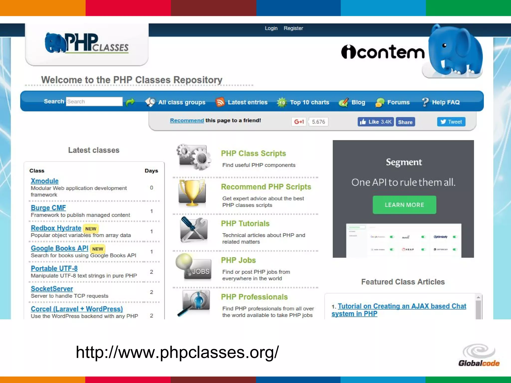 pen4education
phpClasses
http://www.phpclasses.org/
 