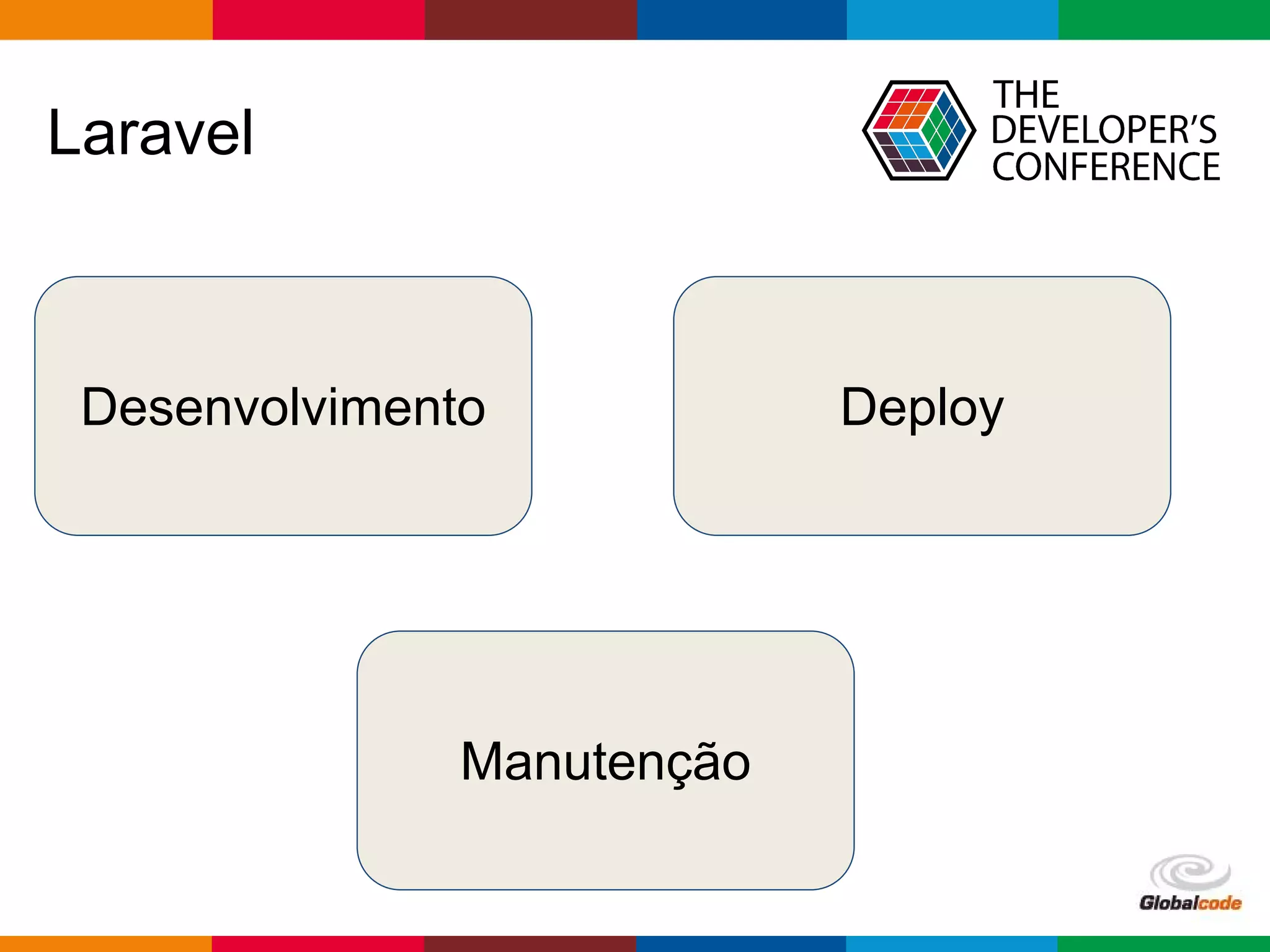 pen4education
Laravel
Desenvolvimento Deploy
Manutenção
 