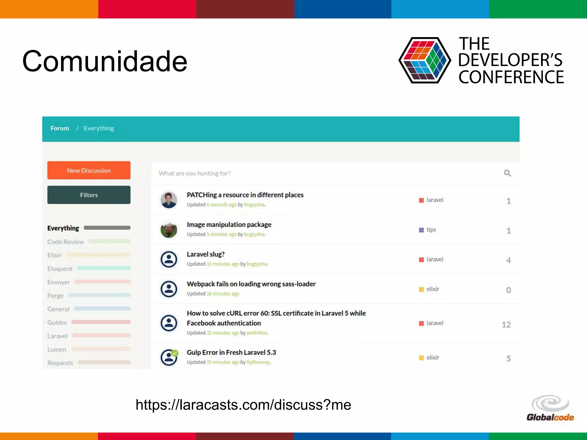 pen4education
Comunidade
https://laracasts.com/discuss?me
 