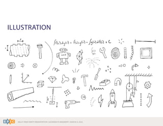 RALLY WRAP PARTY PRESENTATION | LEONARDO’S BASEMENT | MARCH 11, 2014
ILLUSTRATION
 