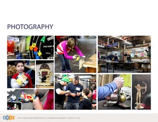 RALLY WRAP PARTY PRESENTATION | LEONARDO’S BASEMENT | MARCH 11, 2014
PHOTOGRAPHY
 