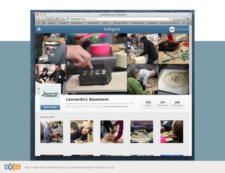 RALLY WRAP PARTY PRESENTATION | LEONARDO’S BASEMENT | MARCH 11, 2014
 