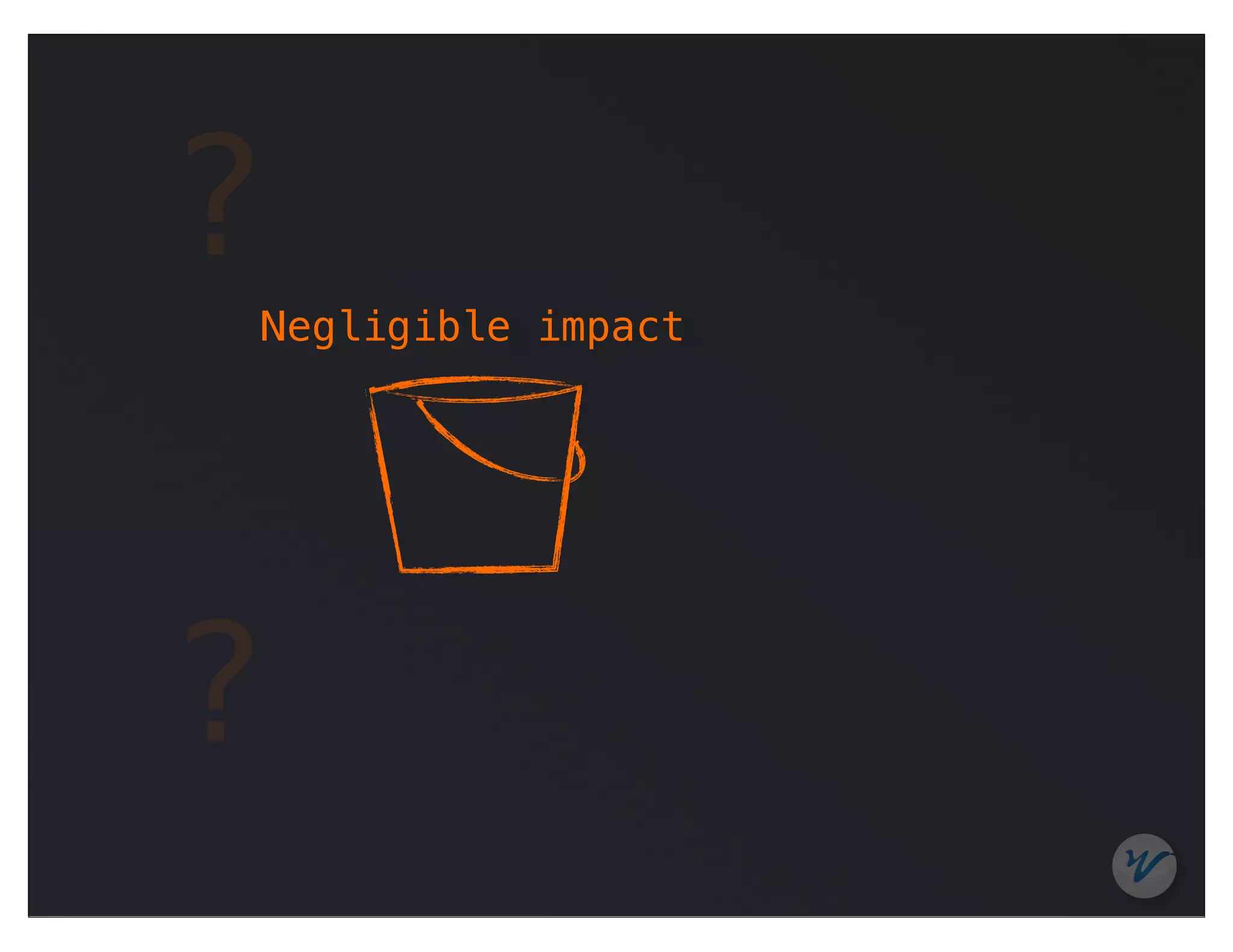 ?
Negligible impact




?
 