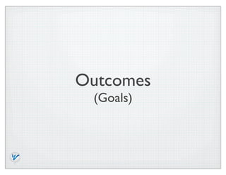 Outcomes
 (Goals)
 