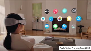 Apple Vision Pro, interface, 2024
 