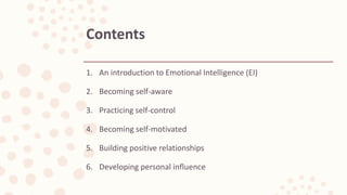 Emotional Intelligence: Help Relieve the Pain