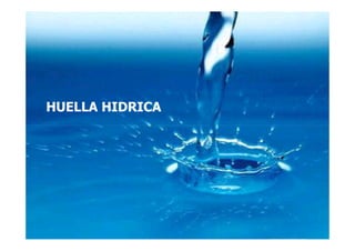 HUELLA HIDRICA
 