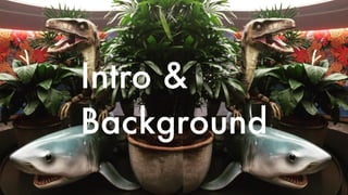 Intro &
Background
 