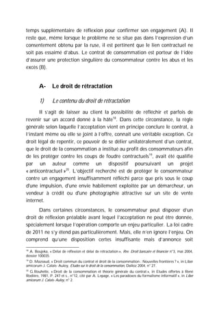 L Encadrement Juridique De L Incitation Du Consommateur A Conclure Un
