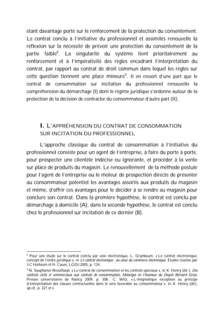 L Encadrement Juridique De L Incitation Du Consommateur A Conclure Un