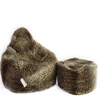 Cheetah Fur Bean Bag