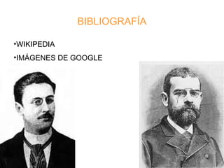 BIBLIOGRAFÍA
•WIKIPEDIA
•IMÁGENES DE GOOGLE