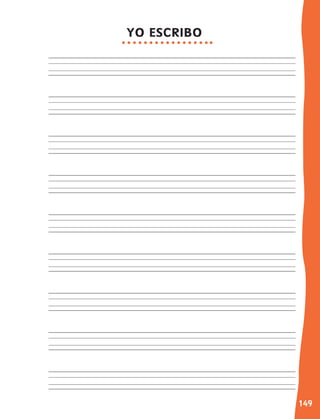 149
YO ESCRIBO
 
