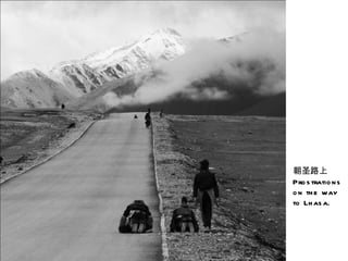 朝圣路上 Prostrations  on the way  to Lhasa. 