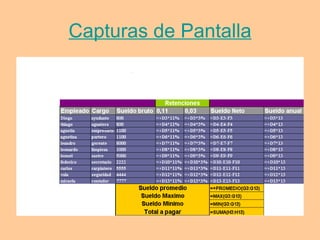 Capturas de Pantalla
 