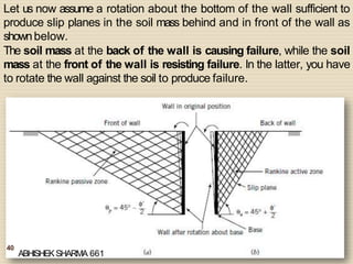 LEP - Module 3 - Lateral Earth Pressure of Soils | PDF