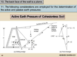 LEP - Module 3 - Lateral Earth Pressure of Soils | PDF