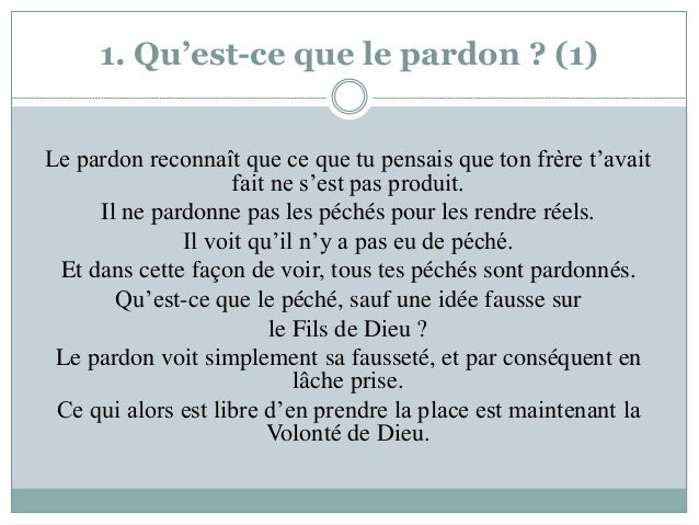 Lepé ~ 1. qu'est que le pardon Lepé ~ 1. qu'est que le pardon
