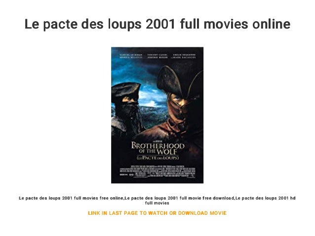 TÉLÉCHARGER LE PACTE DES LOUPS UPTOBOX DES PACTE TÉLÉCHARGER UPTOBOX LE LOUPS