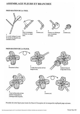 http://www.passionorigami.com/ © Lionel Albertino Reproduction et diffusion interdites sans autorisation de l’auteur Panier fleuri 85
 