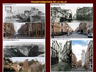 TRANSFORMATION DE LA VILLE
 