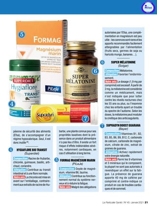 Complements alimentaires