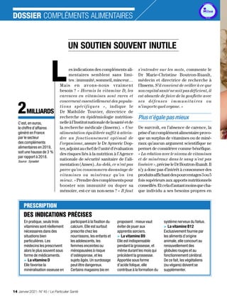 Complements alimentaires