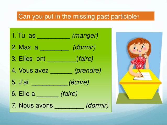 Maigrir past participle John Stubblebine
