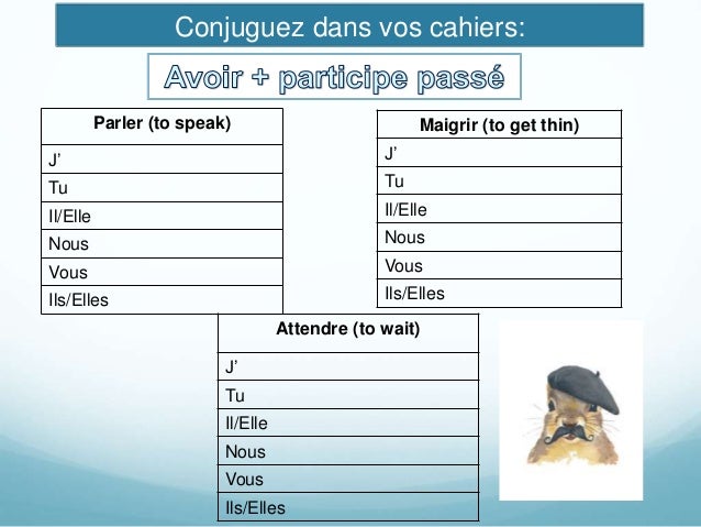 Maigrir past participle John Stubblebine