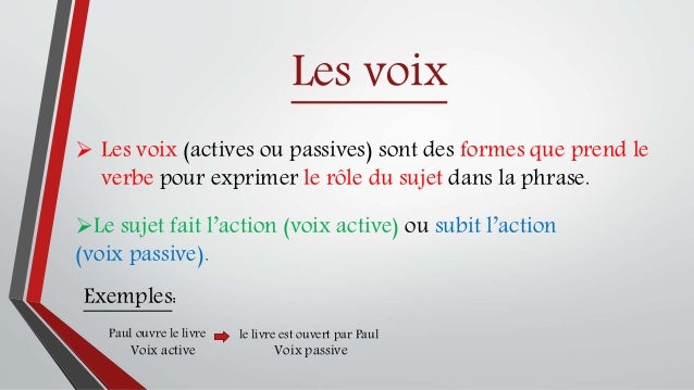 Le Passif En Latin