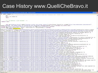 Case History www.QuelliCheBravo.it 