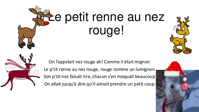 Le petit renne au nez rouge!