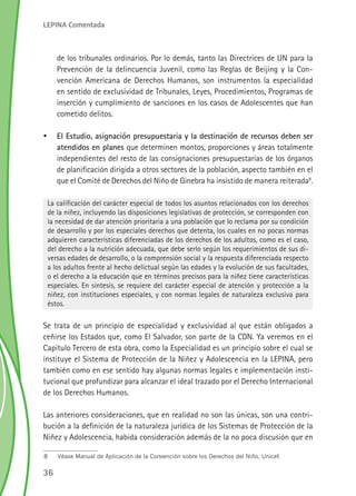 Ley de Protección Integral de la Niñez y Adolescencia Comentada de El ...