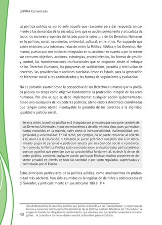Ley de Protección Integral de la Niñez y Adolescencia Comentada de El ...