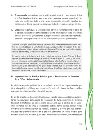 Ley de Protección Integral de la Niñez y Adolescencia Comentada de El ...