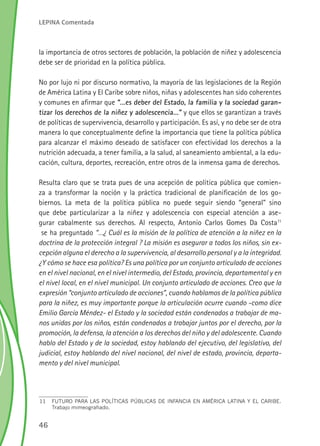 Ley de Protección Integral de la Niñez y Adolescencia Comentada de El ...