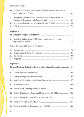 Ley de Protección Integral de la Niñez y Adolescencia Comentada de El ...