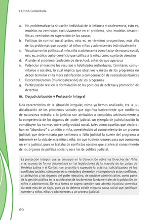 Ley de Protección Integral de la Niñez y Adolescencia Comentada de El ...