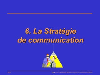 6. La Stratégie
      de communication



PhB           Master de Marketing Pharmaceutique de Chatenay Malabry
              162
 