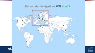 51
BEWARE 2014_2
Réseau des délégations WBI et ALS
 