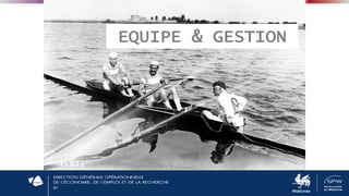 61
EQUIPE & GESTION
 