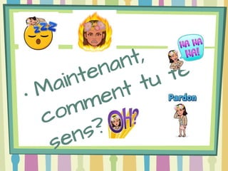 Les émotions - Verbe Etre