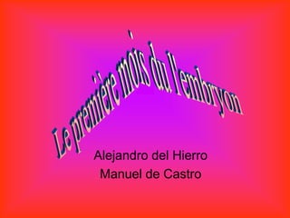 Alejandro del Hierro
 Manuel de Castro
 