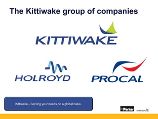 The Kittiwake group of companies
Kittiwake - Serving your needs on a global basis.
 