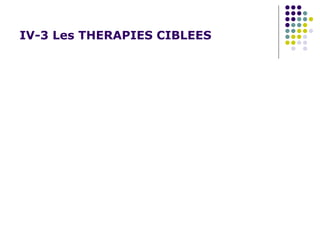 IV-3 Les THERAPIES CIBLEES
 