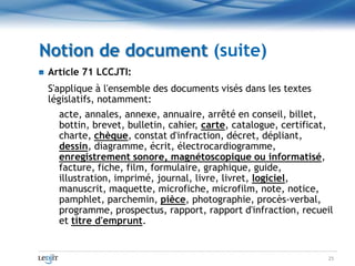Le Procès Sans Papier - Objection... à toute la preuve présentée devant les tribunaux québécois! Slide 25