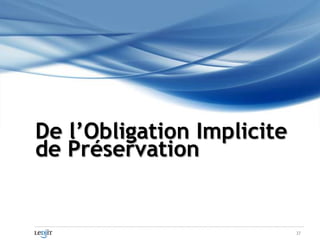 Le Procès Sans Papier - Objection... à toute la preuve présentée devant les tribunaux québécois! Slide 37