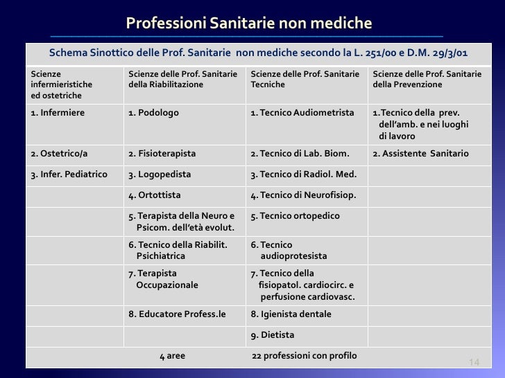 Scienze Delle Professioni Sanitarie Della Prevenzione Le professioni sociali e sanitarie nelle loro differenze di ruolo. Nu…